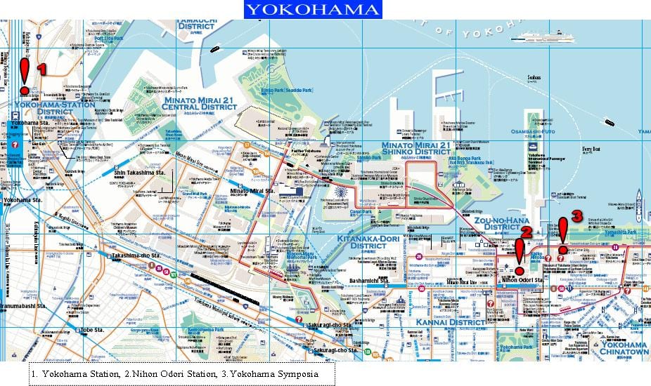 Yokohama la mappa
