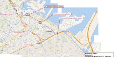 Mappa del pacifico Yokohama