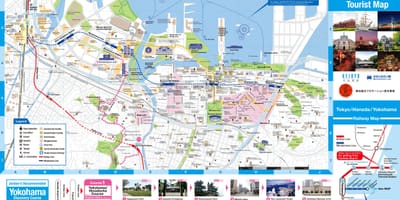 Mappa di Yokohama attrazioni