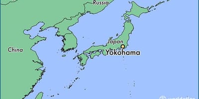 Mappa di Yokohama