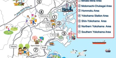 Yokohama mappa visite turistiche